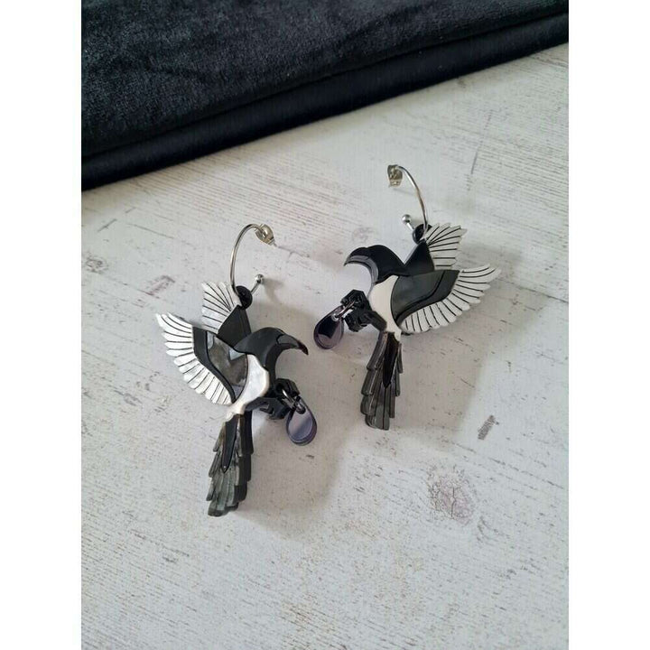 Mystic Magpie Earrings by Cherryloco Jewellery 5