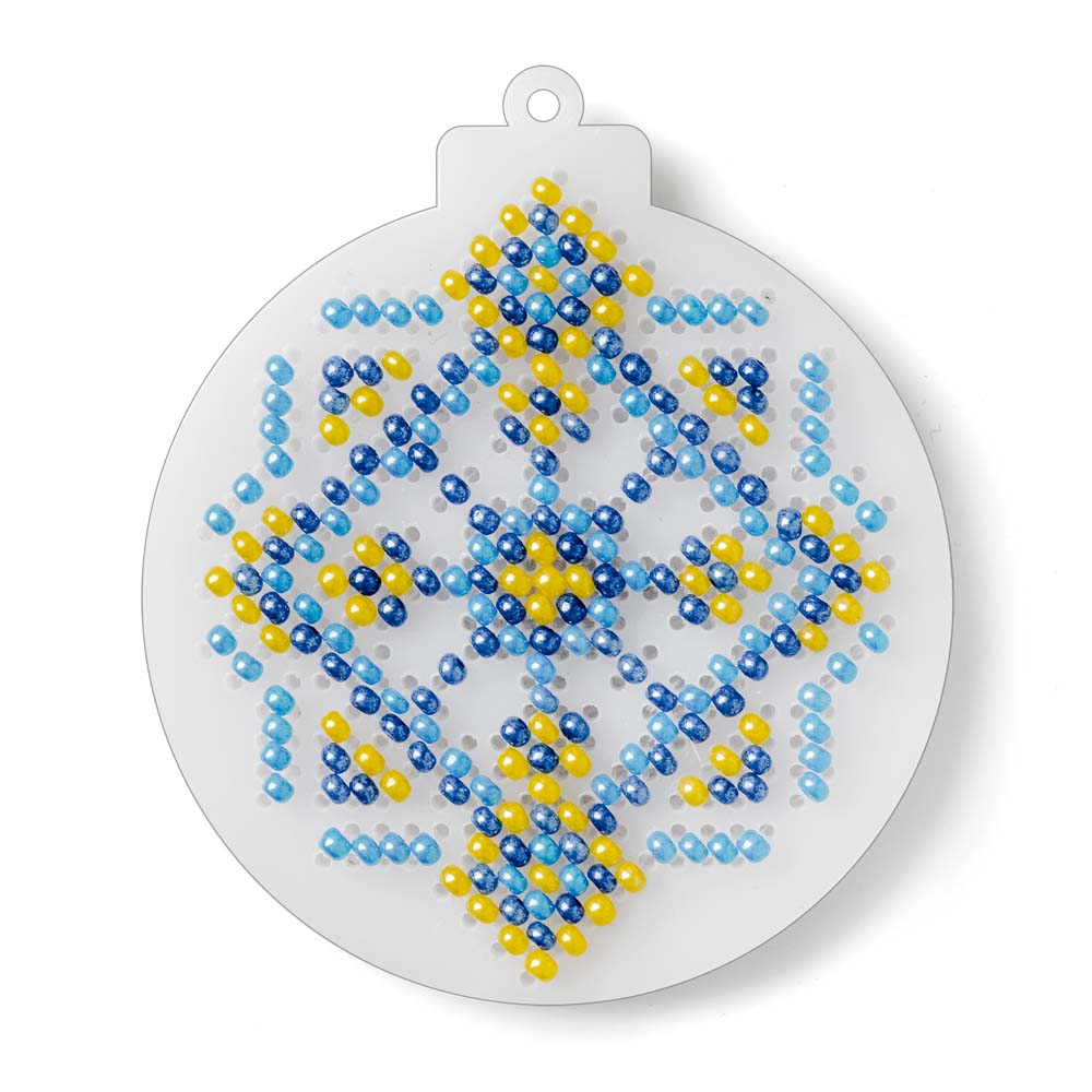 Set for embroidery with beads on a plastic base FLPL-095