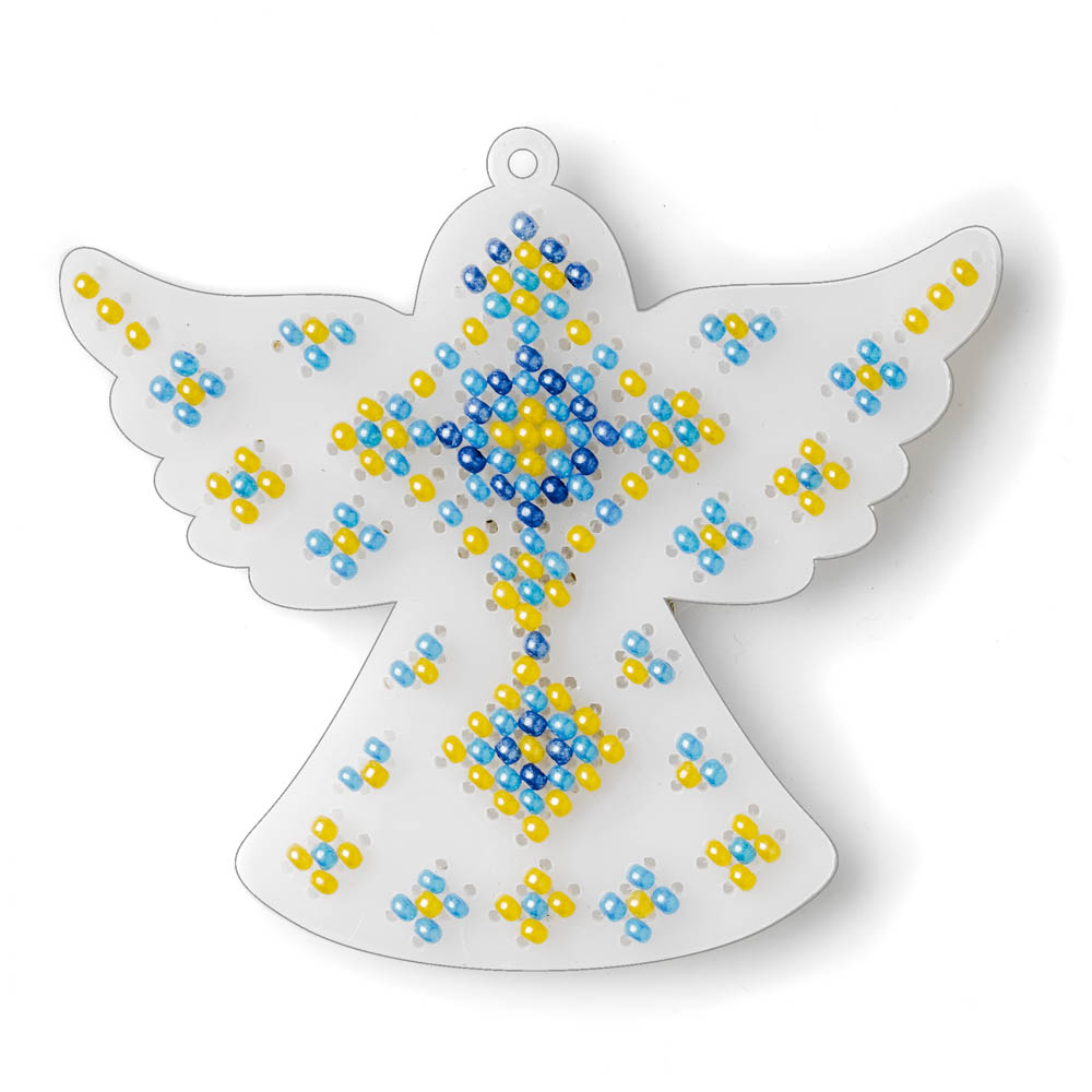 Set for embroidery with beads on a plastic base FLPL-095