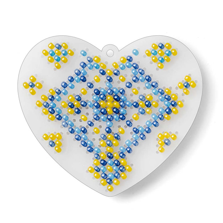 Set for embroidery with beads on a plastic base FLPL-095