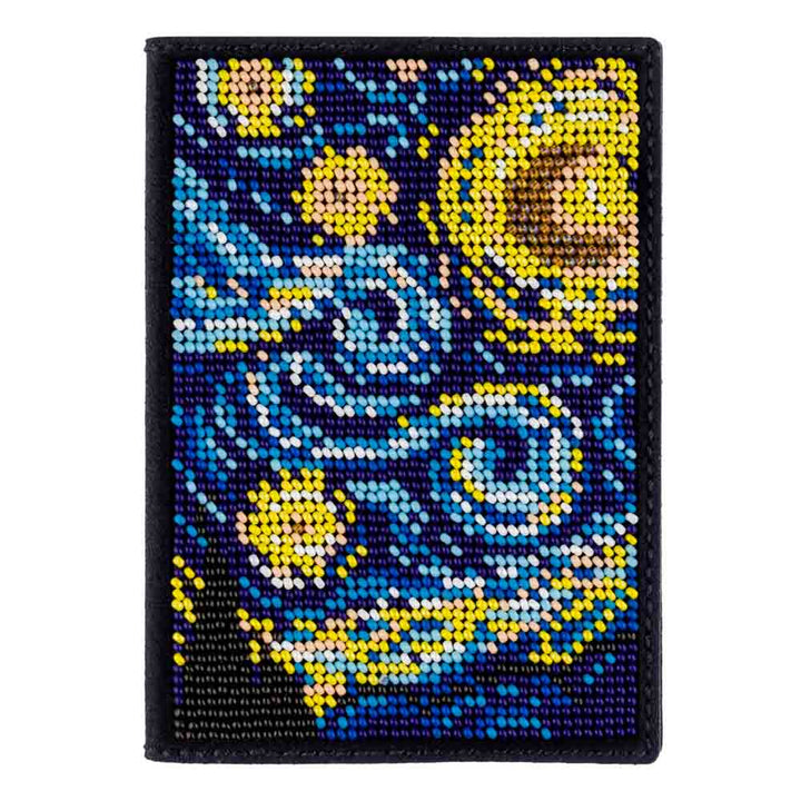 Bead embroidery kit on artificial leather FLBB-058