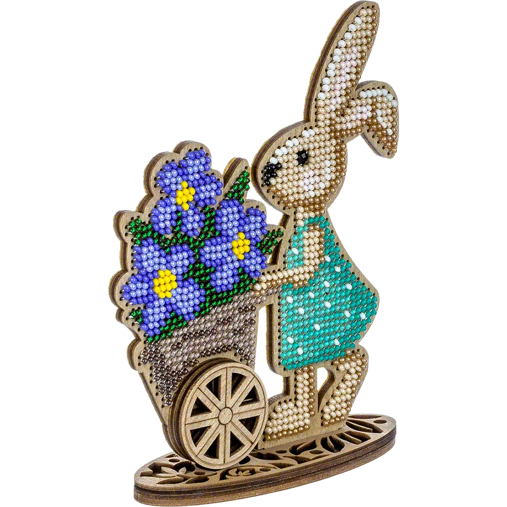 Bead embroidery kit on wood FLK-425