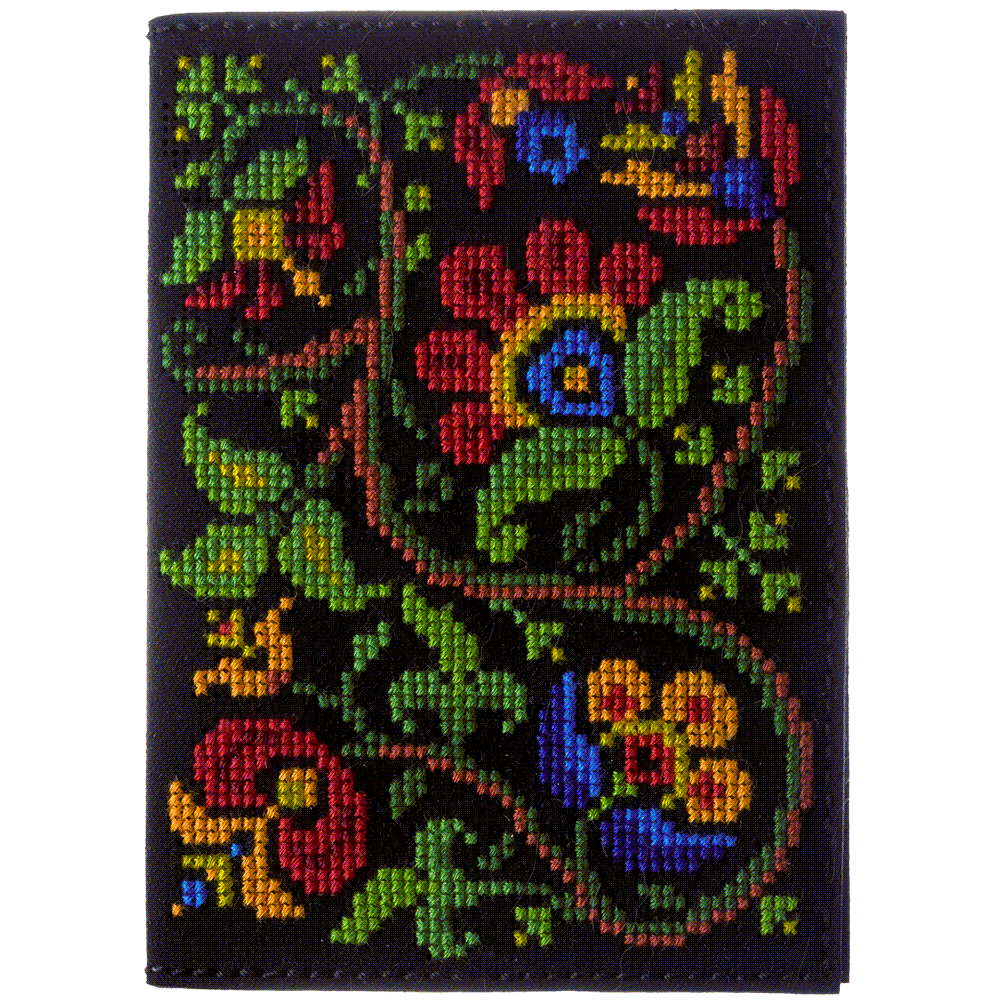 Cross-stitch kit on artificial leather FLHL-043