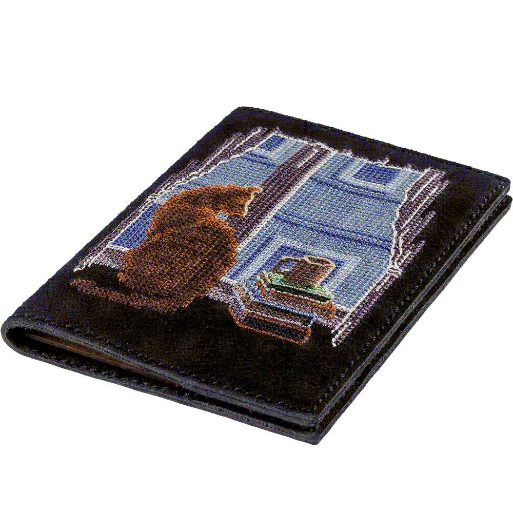 Cross-stitch kit on artificial leather FLHL-047