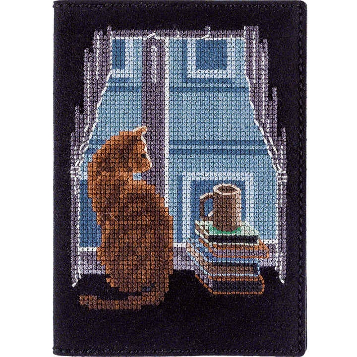 Cross-stitch kit on artificial leather FLHL-047