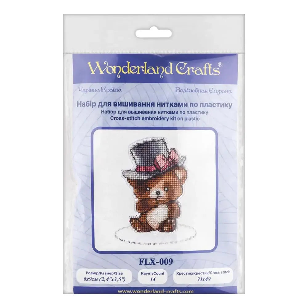 Cross-stitch kits on a plastic base FLX-009