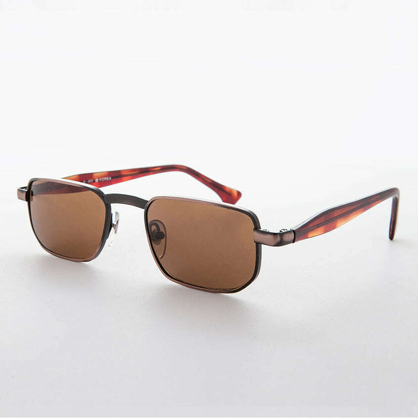 Narrow Rectangular 90s Vintage Sunglass - Clint