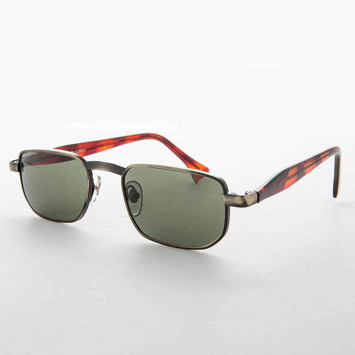 Narrow Rectangular 90s Vintage Sunglass - Clint