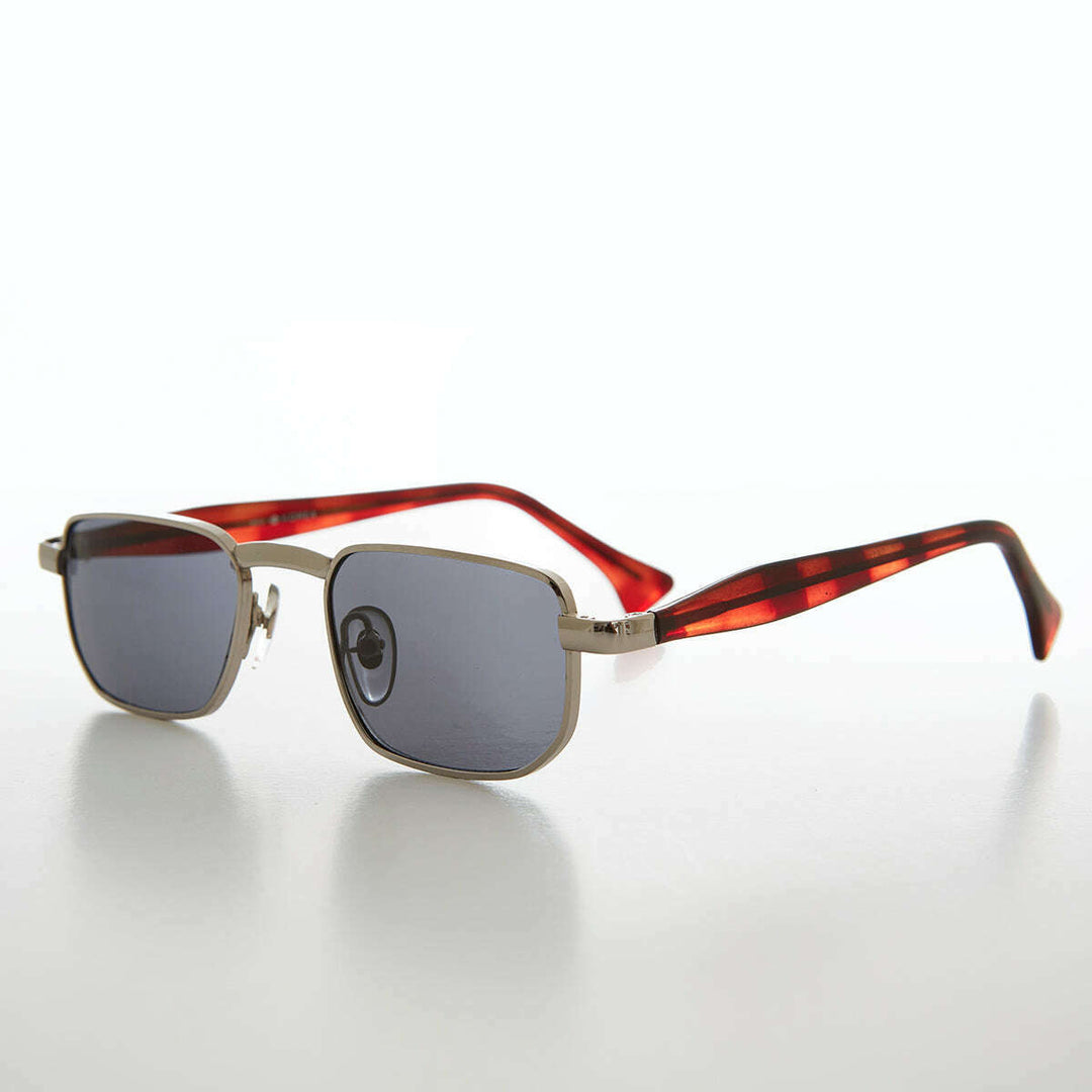 Narrow Rectangular 90s Vintage Sunglass - Clint