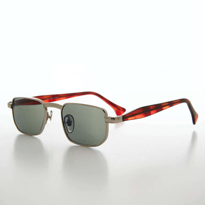 Narrow Rectangular 90s Vintage Sunglass - Clint