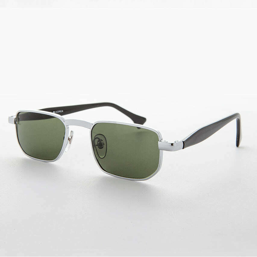 Narrow Rectangular 90s Vintage Sunglass - Clint