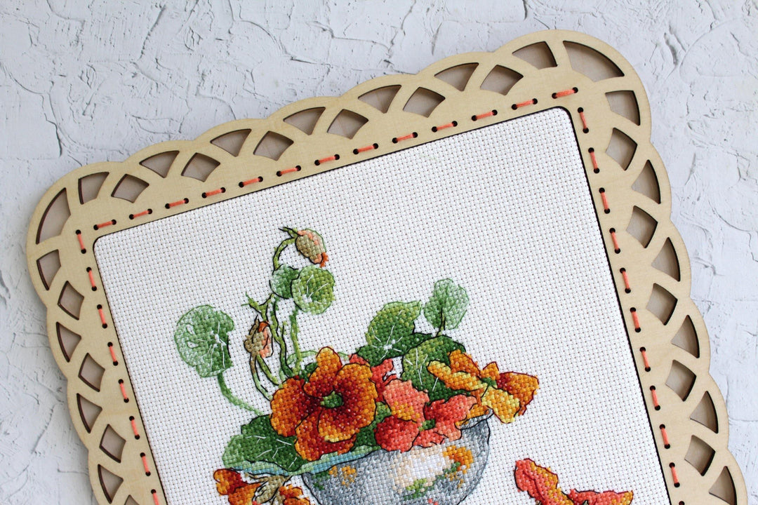 Nasturtium SM-610  Counted Cross Stitch Kit