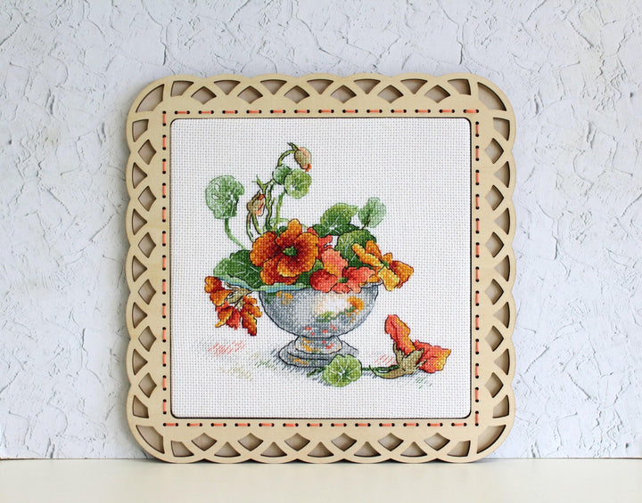 Nasturtium SM-610  Counted Cross Stitch Kit