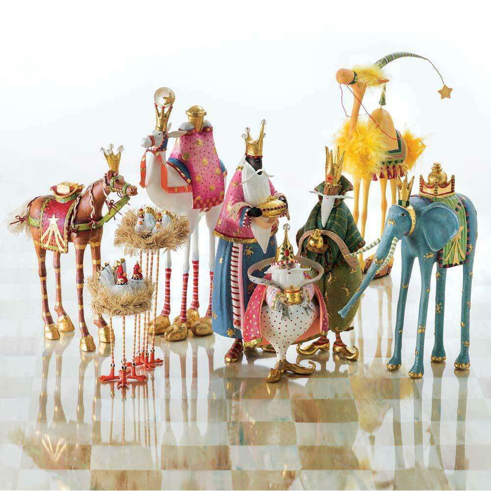 Nativity Myrtle the Elephant Figure by Patience Brewster – view 2