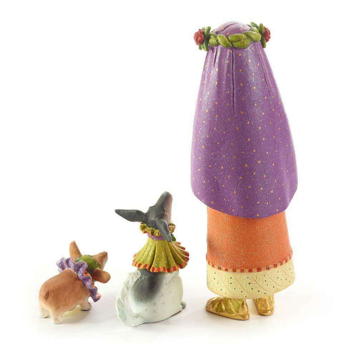 Nativity Shepherdess with Dog Figures by Patience Brewster – view 3