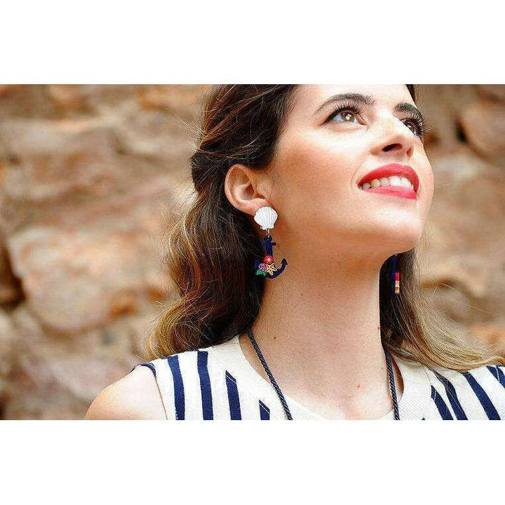 Nautical Anchor Earrings by Laliblue - Quirks!