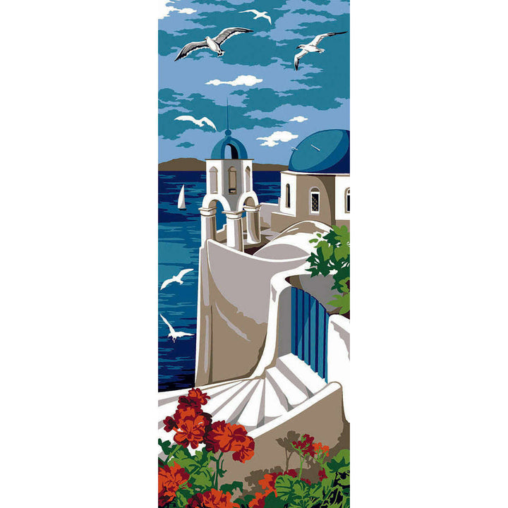 Needlepoint canvas for halfstitch without yarn At the Summit SE950.130 Seg De Paris Printed Tapestry Canvas