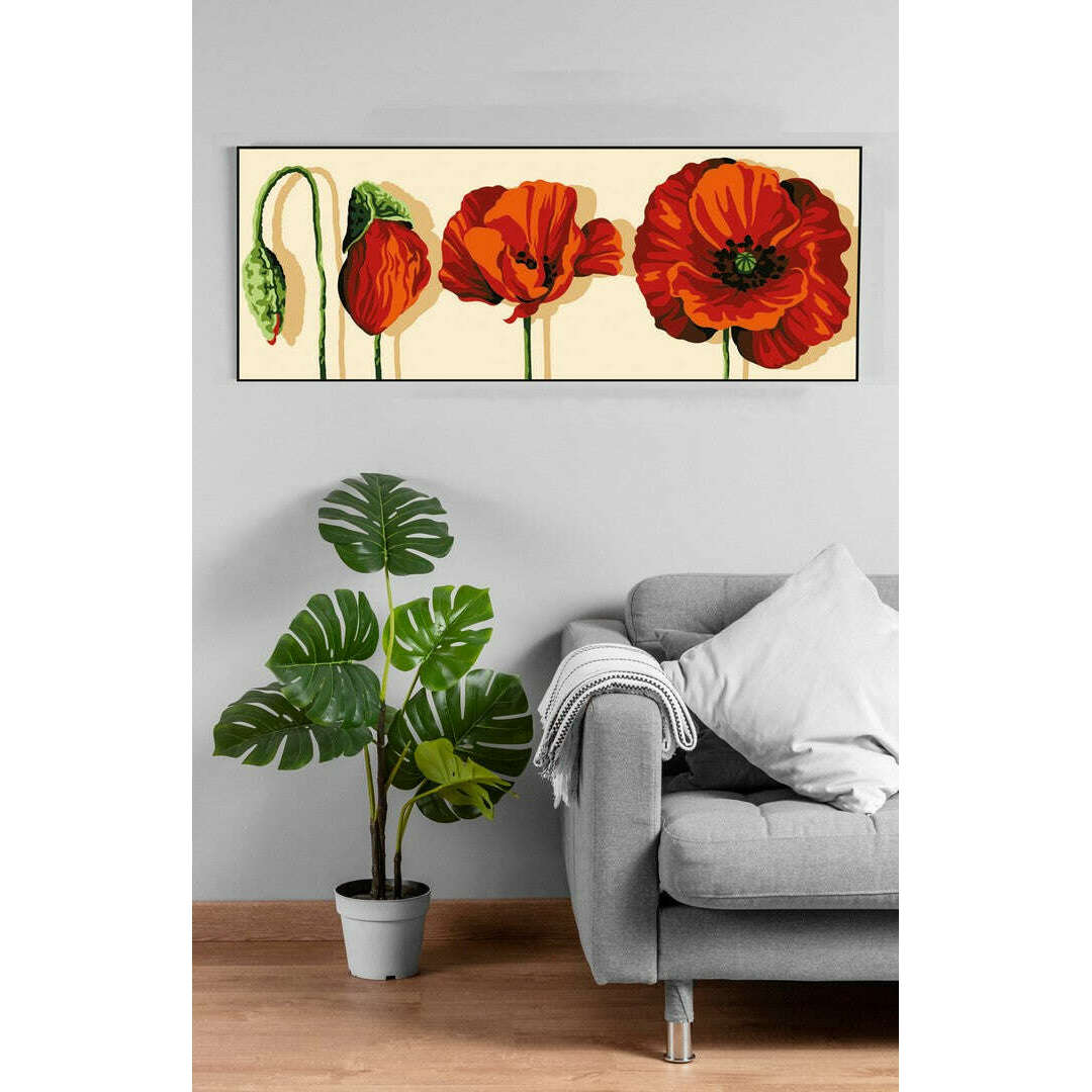 Needlepoint canvas for halfstitch without yarn Growth MRCU62264 Margot de Paris Printed Tapestry Canvas
