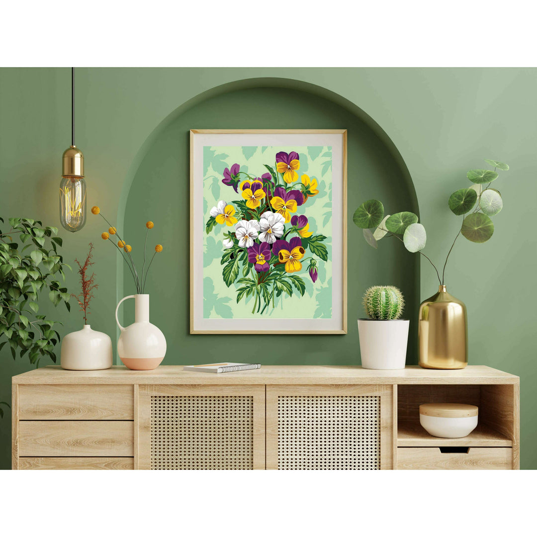 Needlepoint canvas for halfstitch without yarn Thoughts SE926.232 Seg De Paris Printed Tapestry Canvas