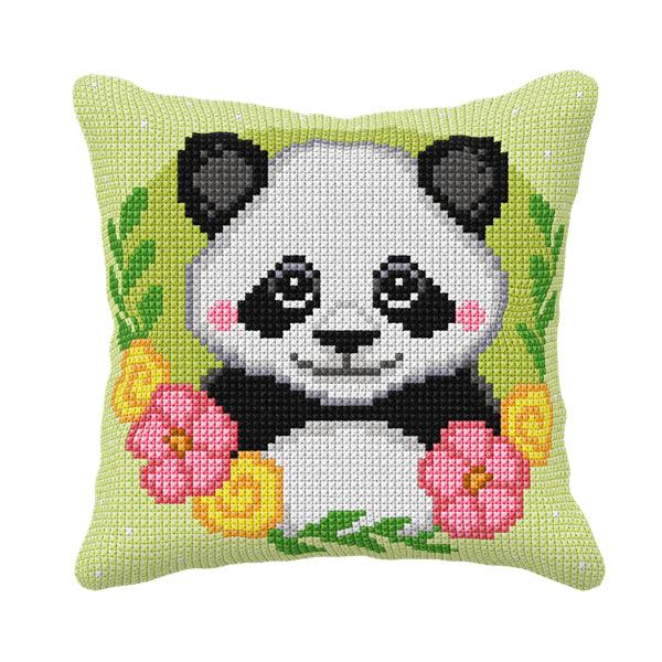 Cushion cross stitch kit  "Panda" 99056
