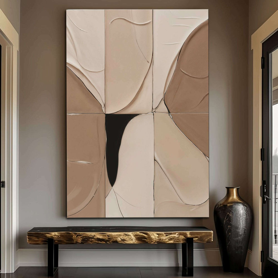 Neutral Abstract Boho Wall Art