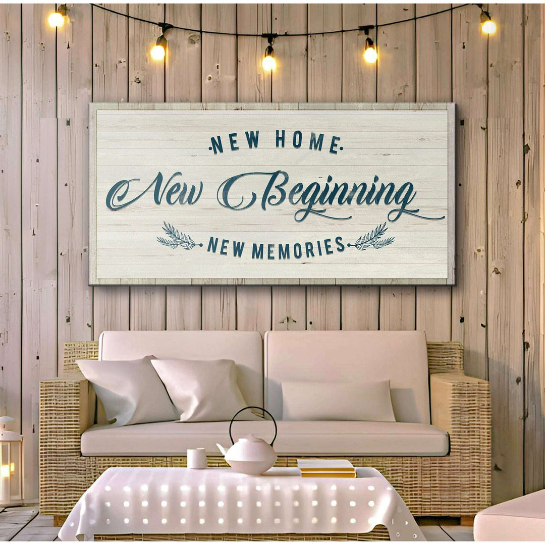 New Home, New Beginning Sign III