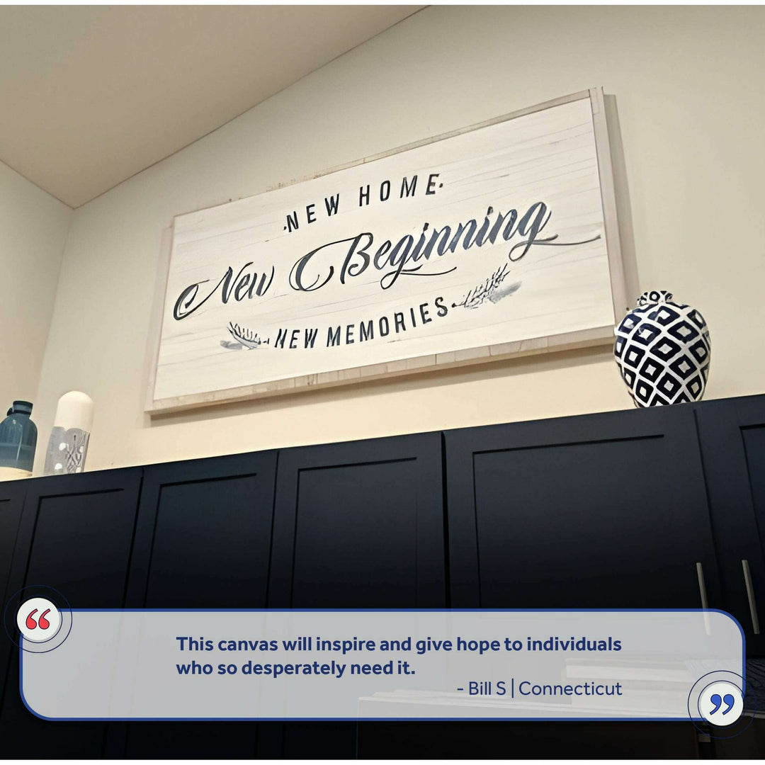 New Home, New Beginning Sign III