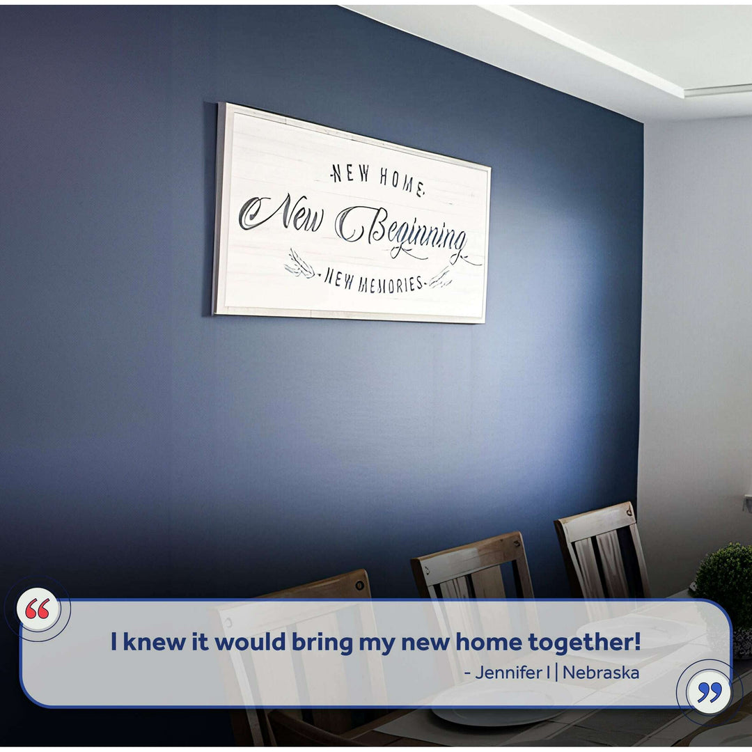 New Home, New Beginning Sign III