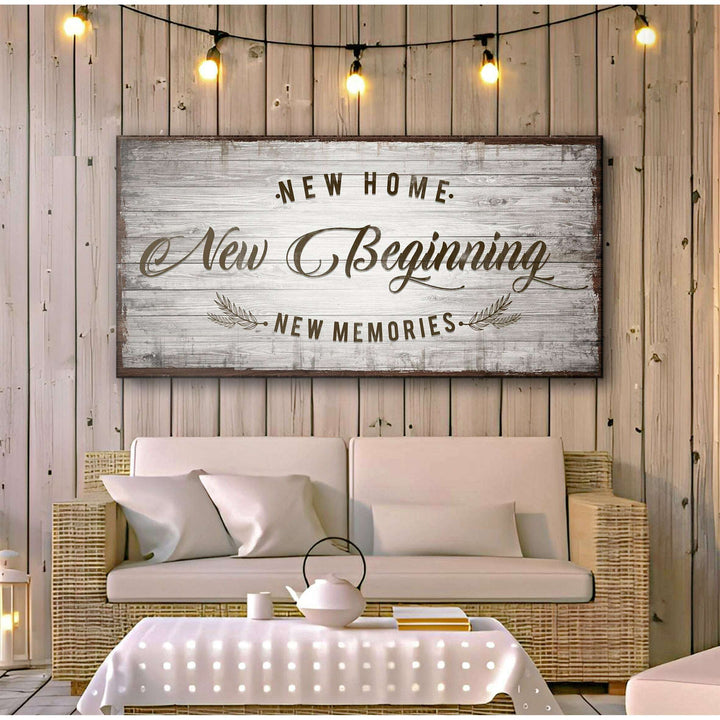 New Home, New Beginning Sign IV