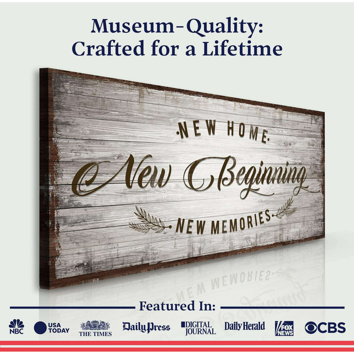 New Home, New Beginning Sign IV