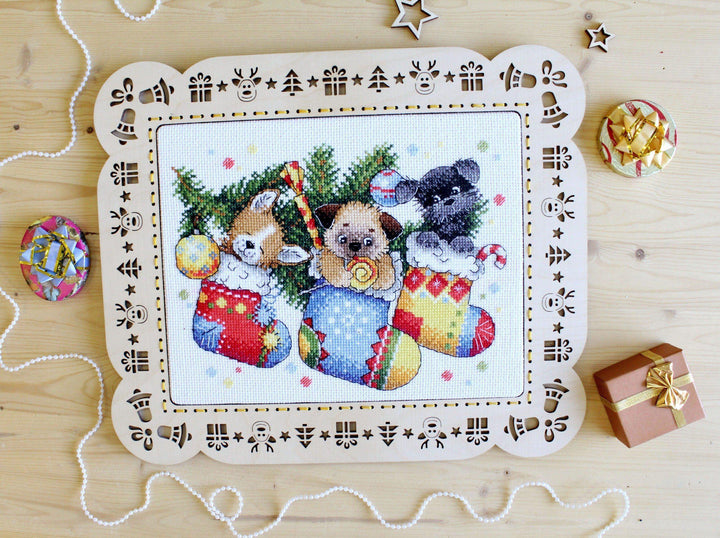 New Year Surprise SM-566  Counted Cross Stitch Kit