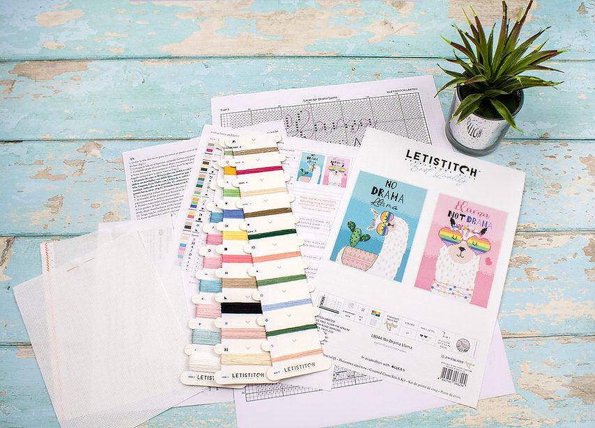 No drama Llama L8044 Counted Cross Stitch Kit