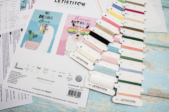 No drama Llama L8044 Counted Cross Stitch Kit