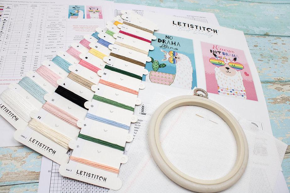 No drama Llama L8044 Counted Cross Stitch Kit