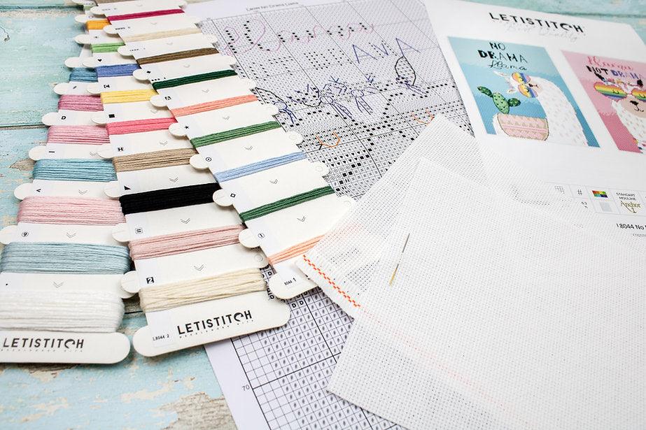 No drama Llama L8044 Counted Cross Stitch Kit