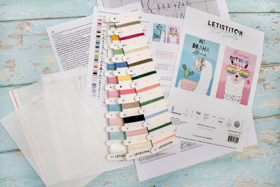 No drama Llama L8044 Counted Cross Stitch Kit