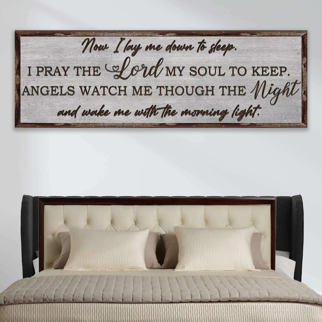 Now I Lay Me Down To Sleep Sign