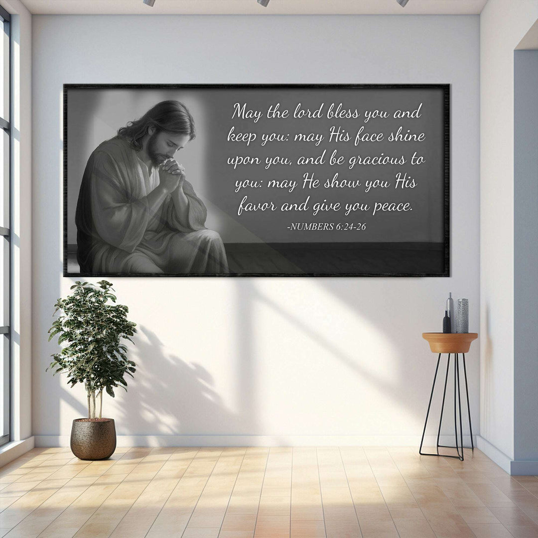 Numbers 6:24-26 - May The Lord Bless You Faith Sign III
