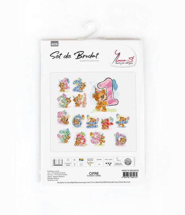 Numbers B1228L Counted Cross-Stitch Kit