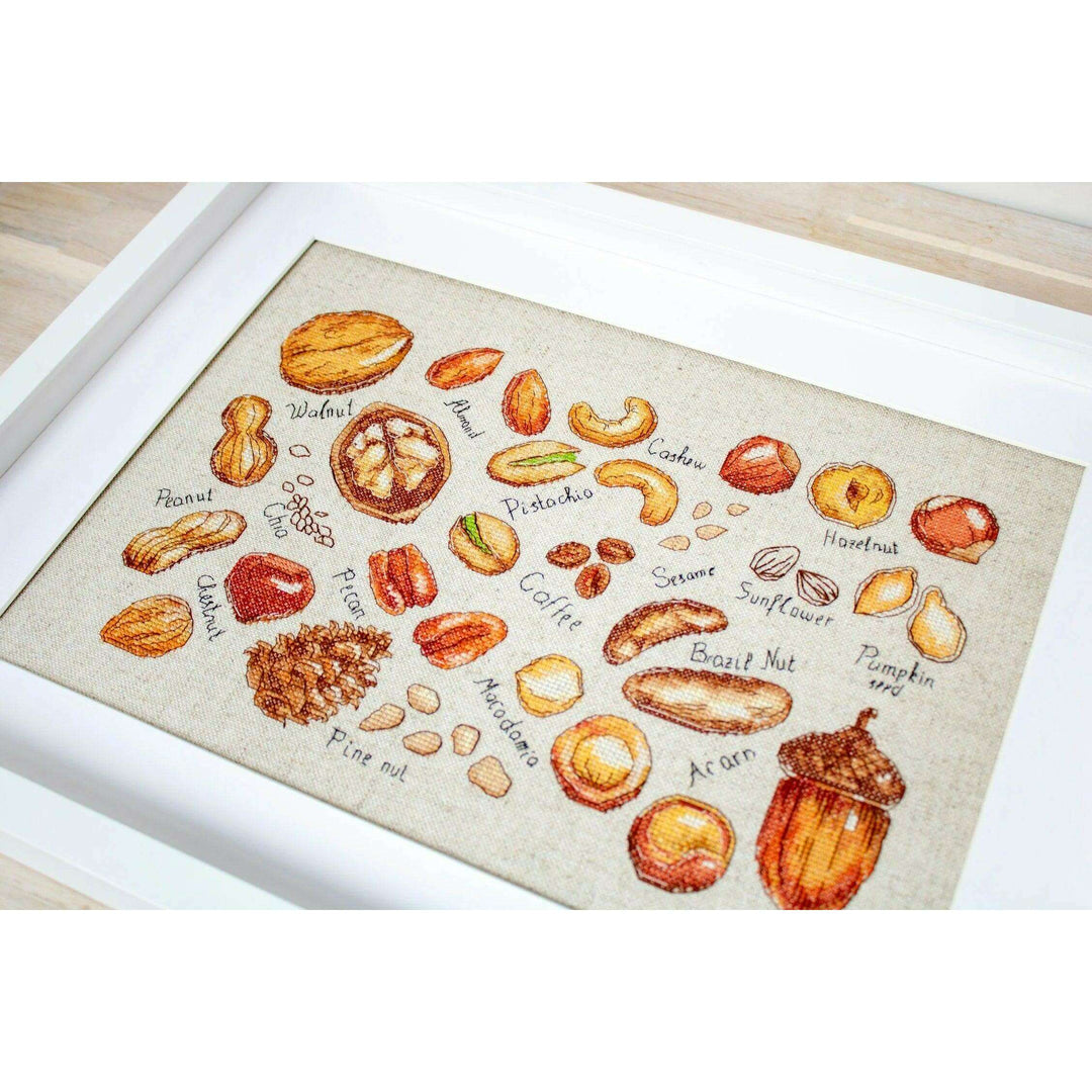 Nuts & seeds B1165L Counted Cross-Stitch Kit