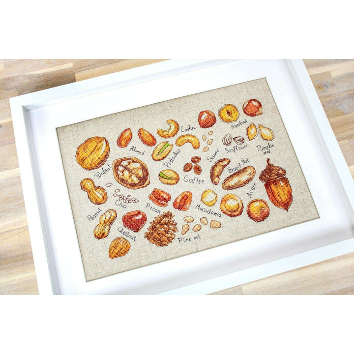 Nuts & seeds B1165L Counted Cross-Stitch Kit