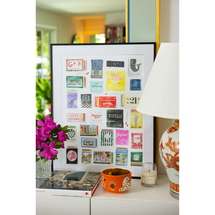 NYC Collection Matchbook Art Print