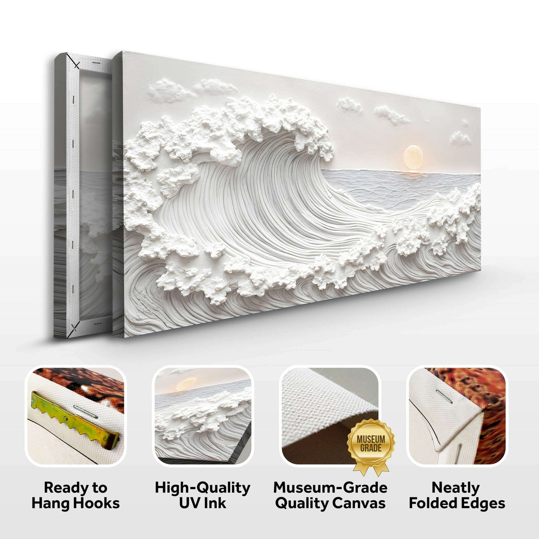Ocean Waves Abstract Wall Art