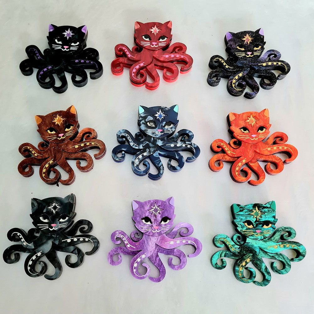 Octopuss Cat Necklace by Cherryloco Jewellery image