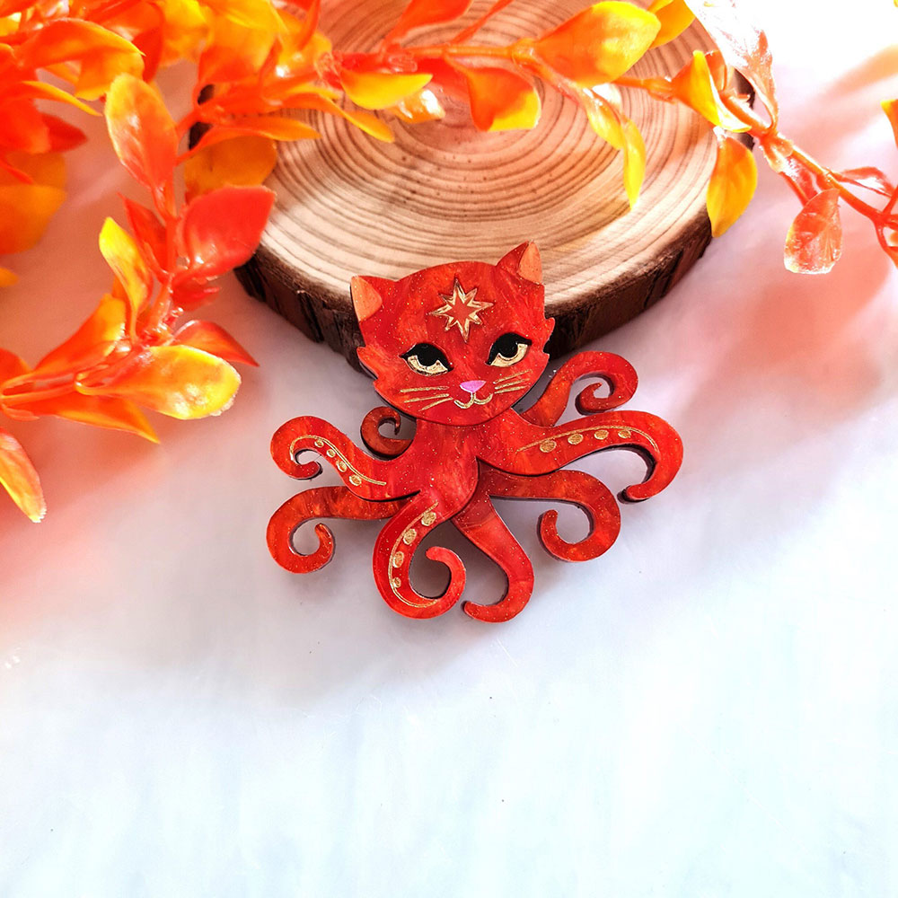 Octopuss Cat Necklace by Cherryloco Jewellery image 2