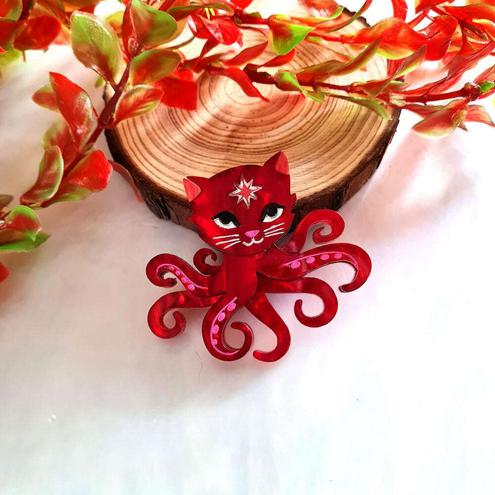 Octopuss Cat Necklace by Cherryloco Jewellery image 4