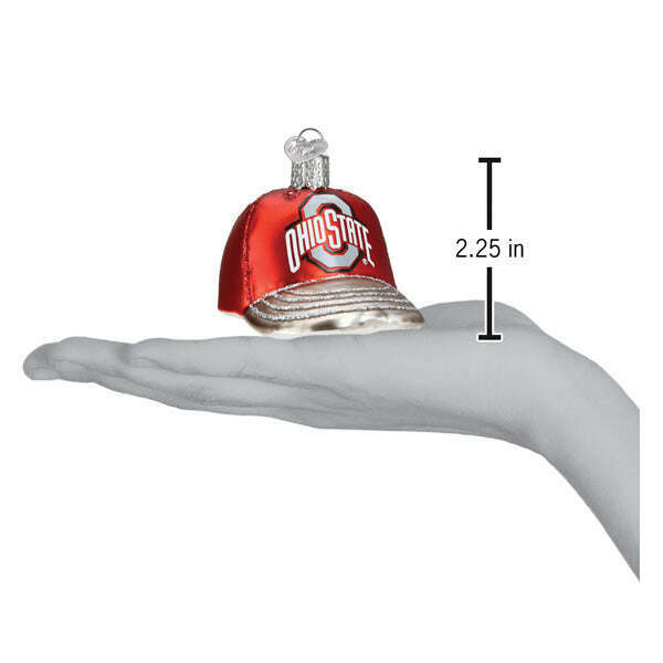 Ohio State Baseball Cap Ornament