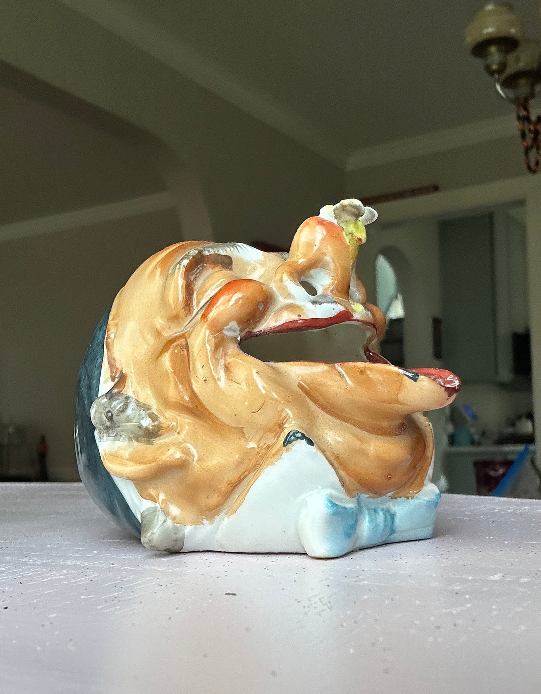 Old man ashtray profile