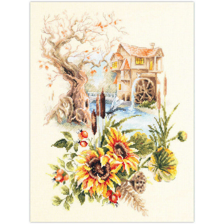 Old Watermill 210-208 Counted Cross-Stitch Kit