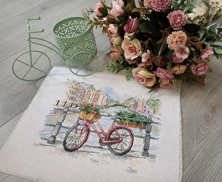 On the Bridge SM-385  Counted Cross Stitch Kit